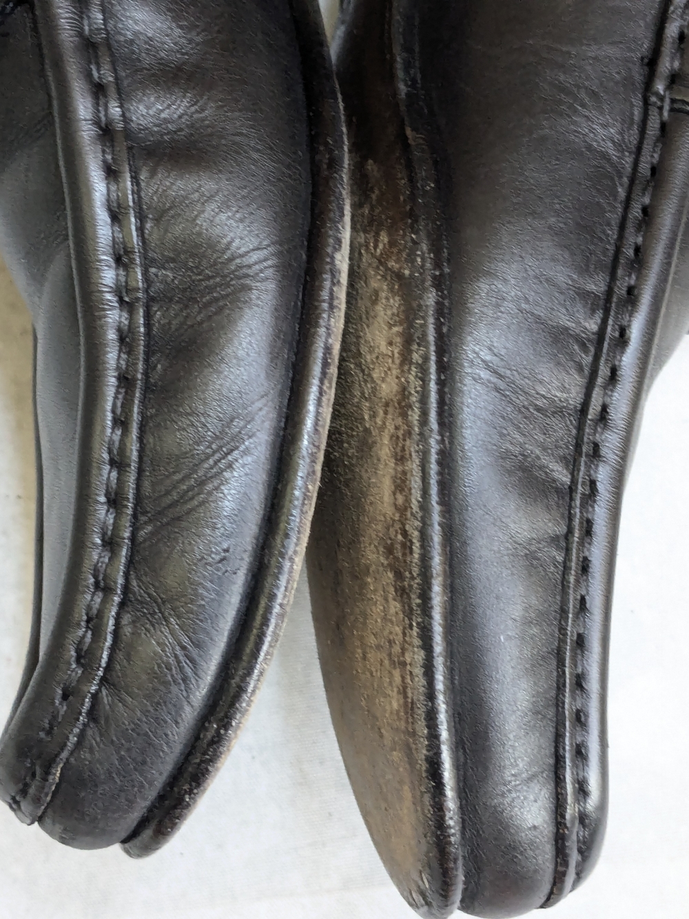 Gucci Black Leather Horsebit Loafers with Red-Green Web Men US 6.5 - Picture 11 of 16